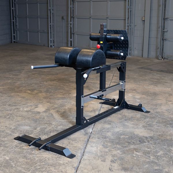 BODY-SOLID GLUTE AND HAM MACHINE, BLACK FINISH Strength Body-Solid