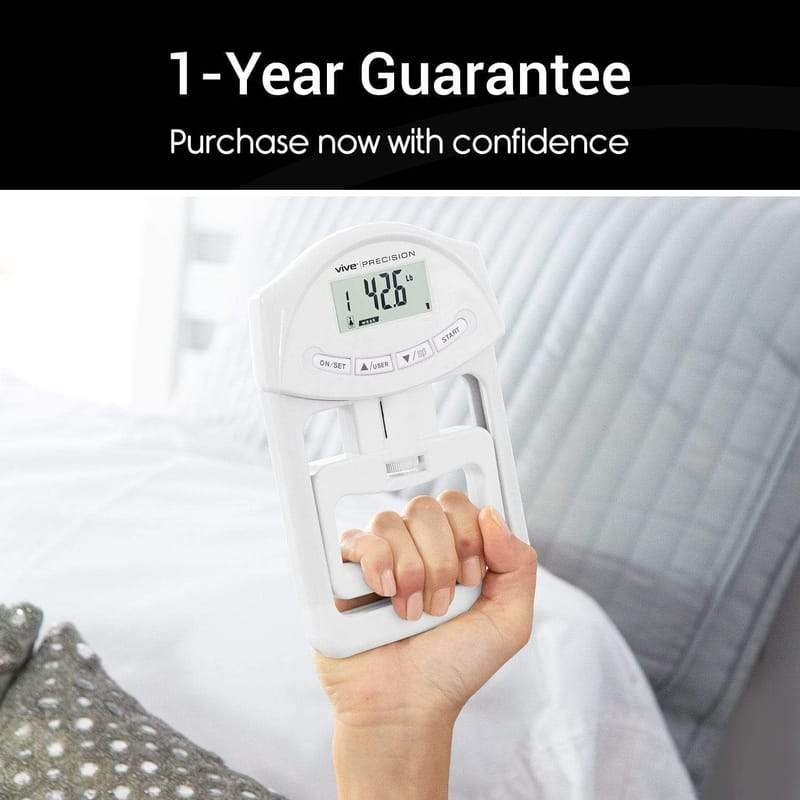 Vive Health DMD1051WHT Grip Strength Tester Digital Measuring Devices Vive Health