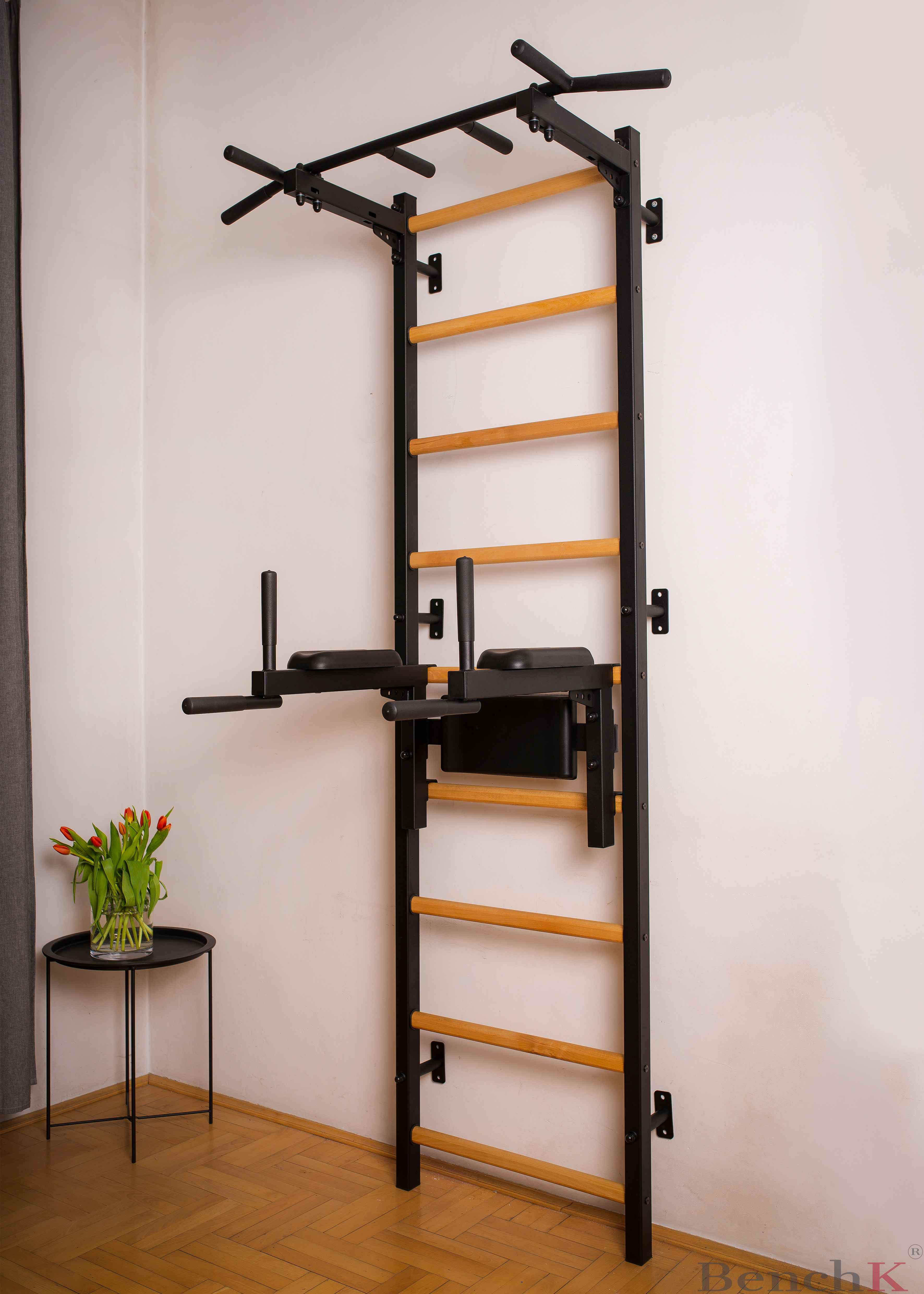 BenchK 722B, 722W Gymnastic Wall bars Fitness Bench K