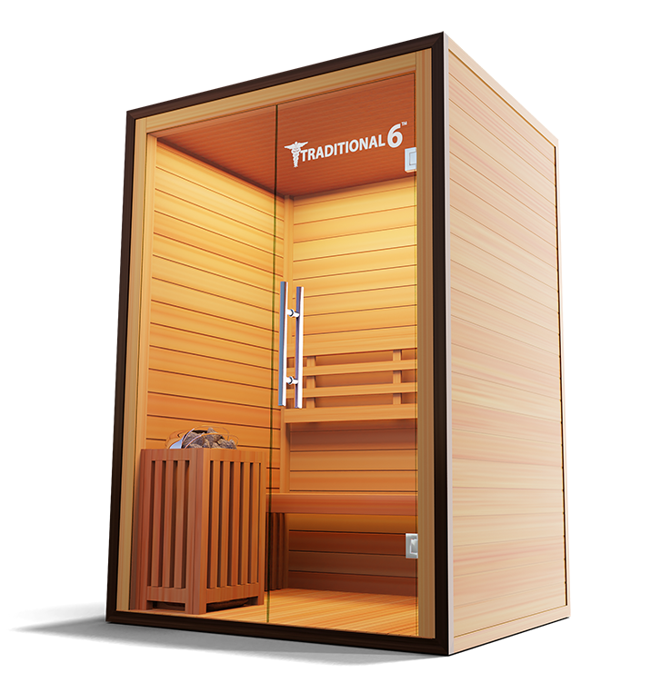 Medical Breakthrough Traditional 6 Infrared 3-Person Sauna Outdoor Sauna Medical Breakthrough