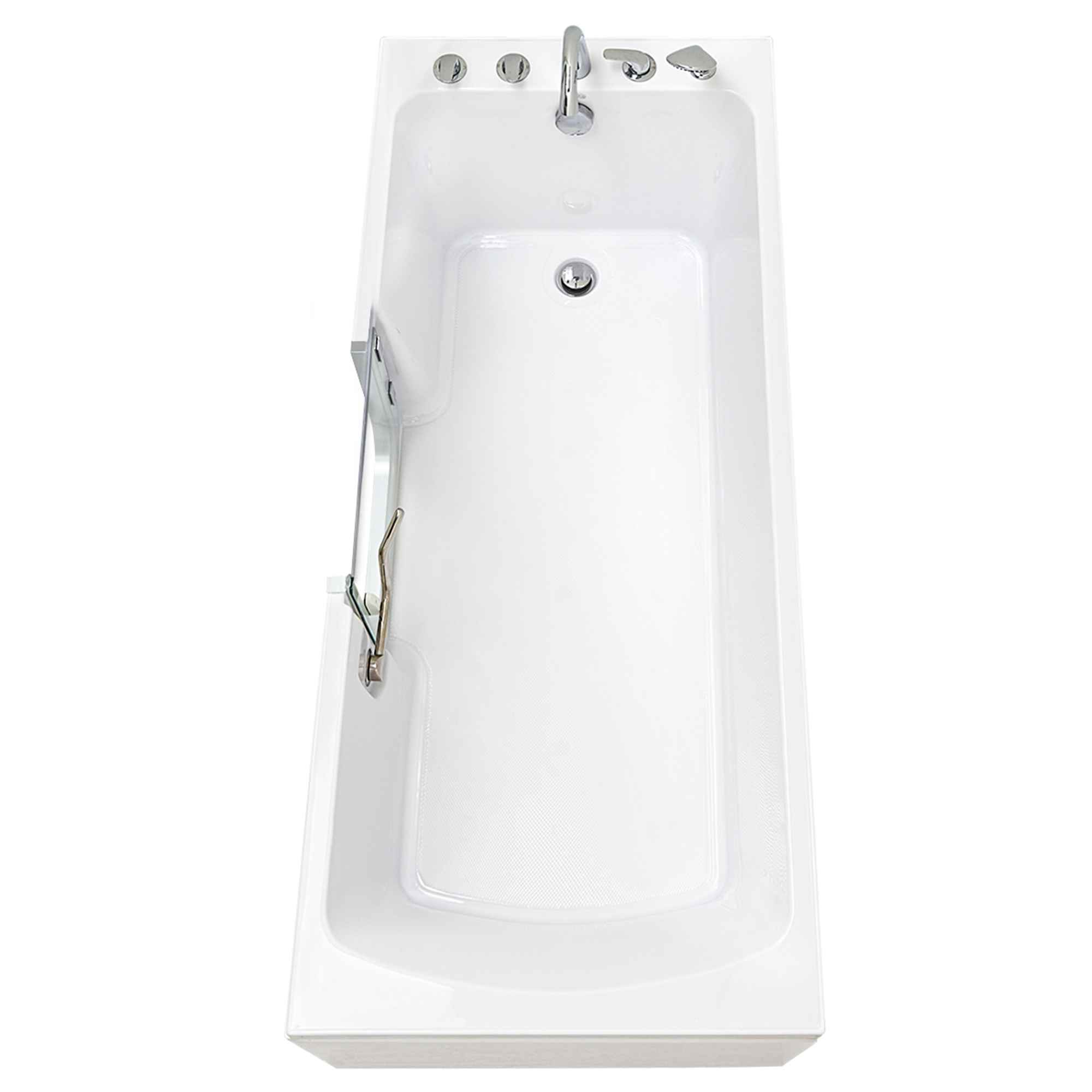 Ella's Bubbles Laydown 32x72 Soaking Walk In Bathtub, 5 Piece Fast Fill Faucet Bath Tub Ella's Bubbles