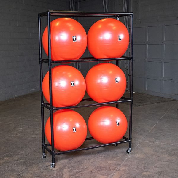BODY-SOLID STABILITY BALL RACK Strength Body-Solid