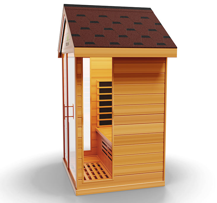 Medical Breakthrough Nature 6 Infrared 3-Person Outdoor Sauna Outdoor Sauna Medical Breakthrough