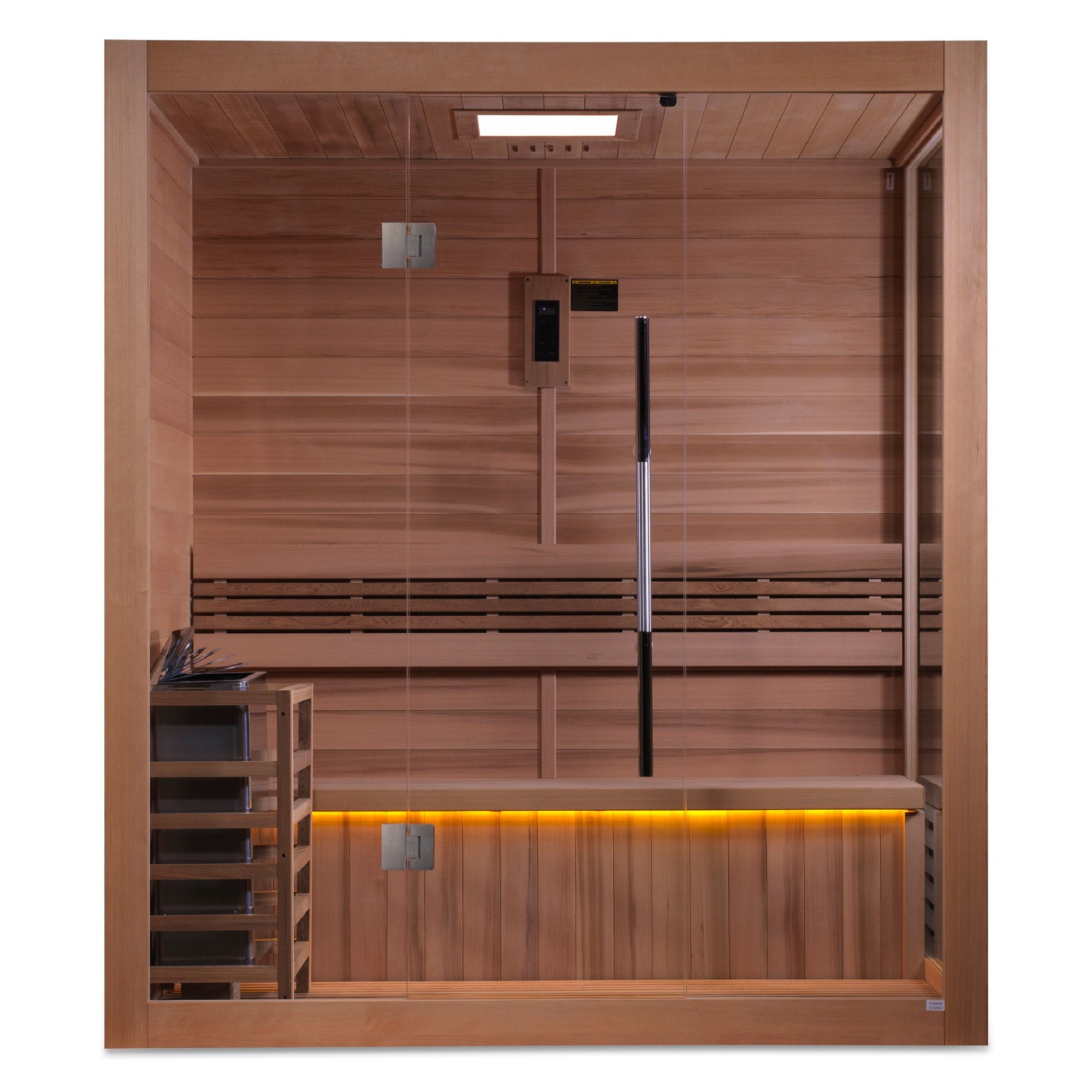 Golden Designs Forssa Edition 3 Person Indoor Traditional Sauna Indoor Sauna Golden Designs