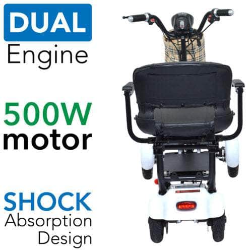 ComfyGo MS 3000 Plus Foldable 4-Wheel Mobility Scooter Mobility Scooter ComfyGo