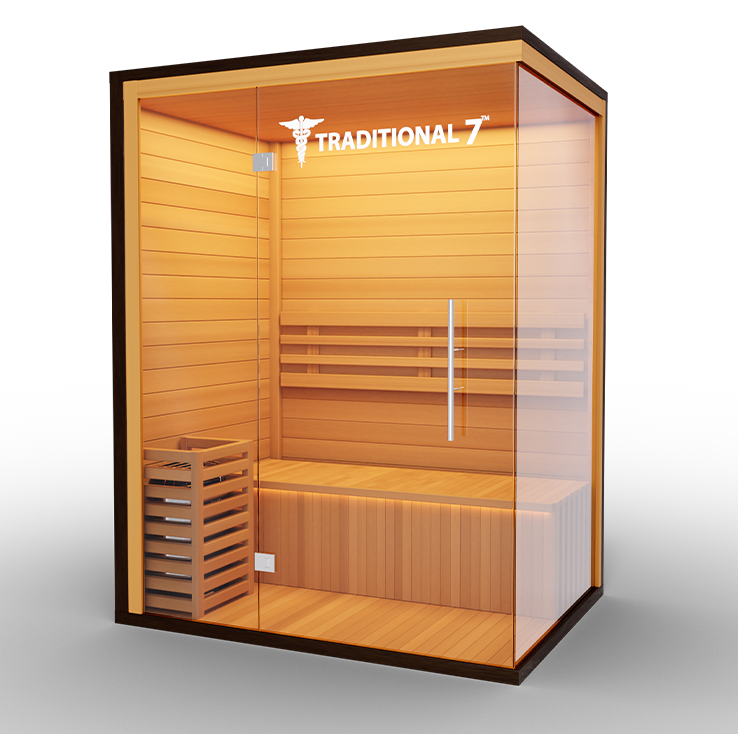 Medical Breakthrough Traditional 7 Infrared 3-4 Person Sauna Outdoor Sauna Medical Breakthrough