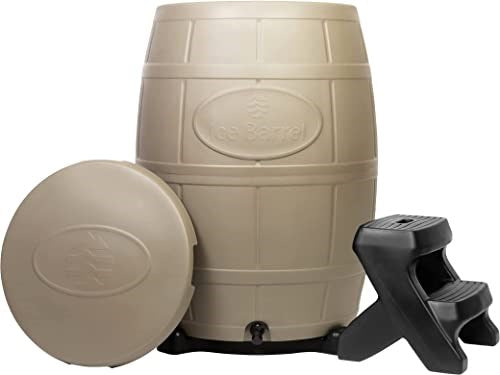 Ice Barrel 400 Complete Set - Tan Cold Plunge Ice Barrel