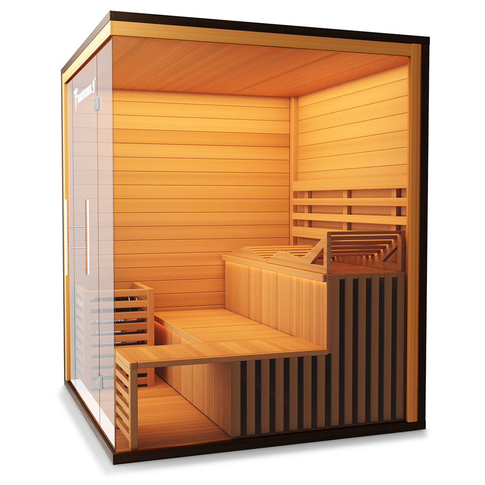 Medical Breakthrough Traditional 9 Plus Infrared 4-6 Person Sauna Outdoor Sauna Medical Breakthrough