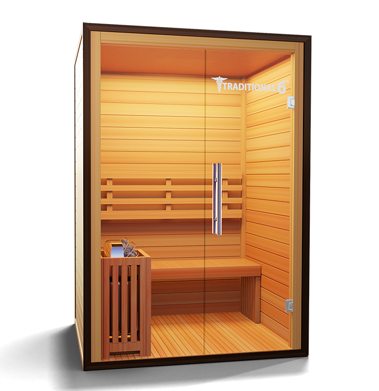 Medical Breakthrough Traditional 6 Infrared 3-Person Sauna Outdoor Sauna Medical Breakthrough