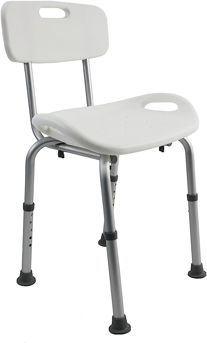 Karman SC-555 Shower Chair with Back Living Aids Karman Healthcare