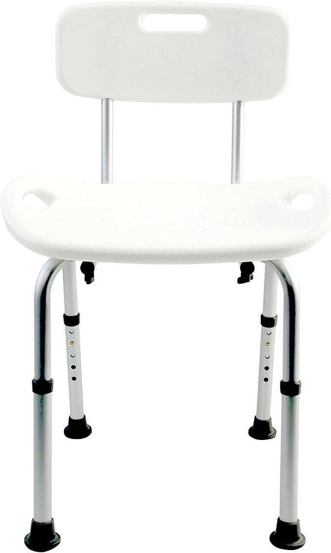 Karman SC-555 Shower Chair with Back Living Aids Karman Healthcare