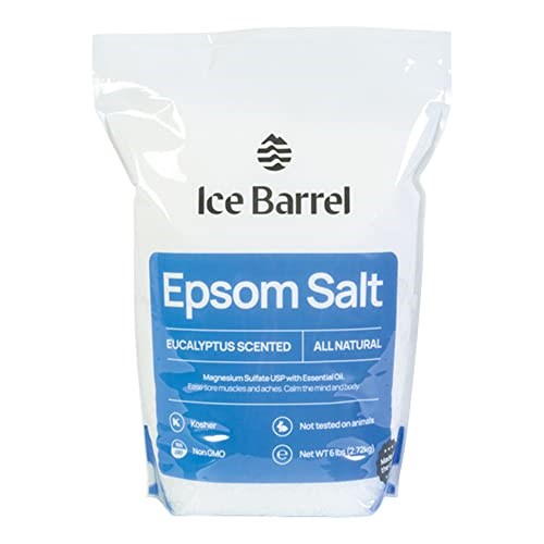 Ice Barrel Espsom Salt- eucalyptus Cold Plunge Ice Barrel