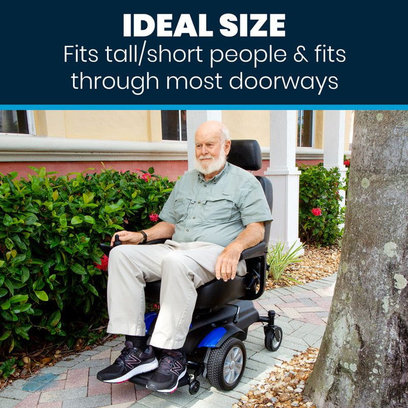 Vive Health MOB1054BLU Electric Wheelchair Model: V Electric Wheelchair Vive Health