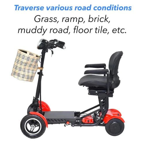 ComfyGo MS 3000 Plus Foldable 4-Wheel Mobility Scooter Mobility Scooter ComfyGo