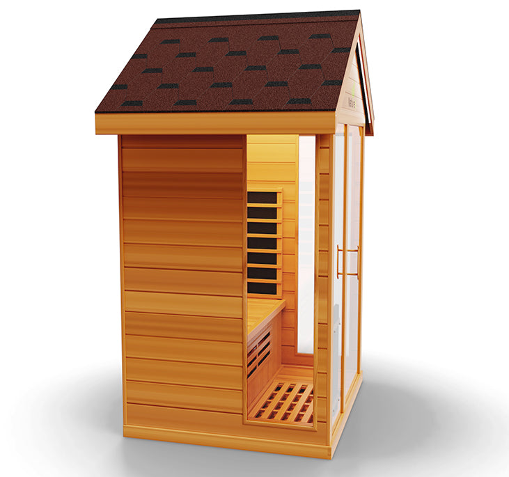 Medical Breakthrough Nature 6 Infrared 3-Person Outdoor Sauna Outdoor Sauna Medical Breakthrough