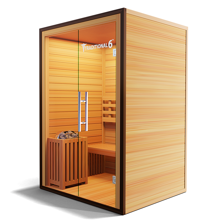 Medical Breakthrough Traditional 6 Infrared 3-Person Sauna Outdoor Sauna Medical Breakthrough
