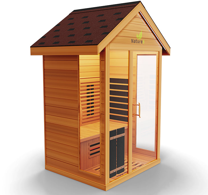 Medical Breakthrough Nature 6 Infrared 3-Person Outdoor Sauna Outdoor Sauna Medical Breakthrough