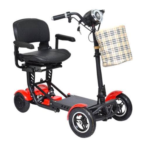 ComfyGo MS 3000 Plus Foldable 4-Wheel Mobility Scooter Mobility Scooter ComfyGo Red 16 Miles Standard