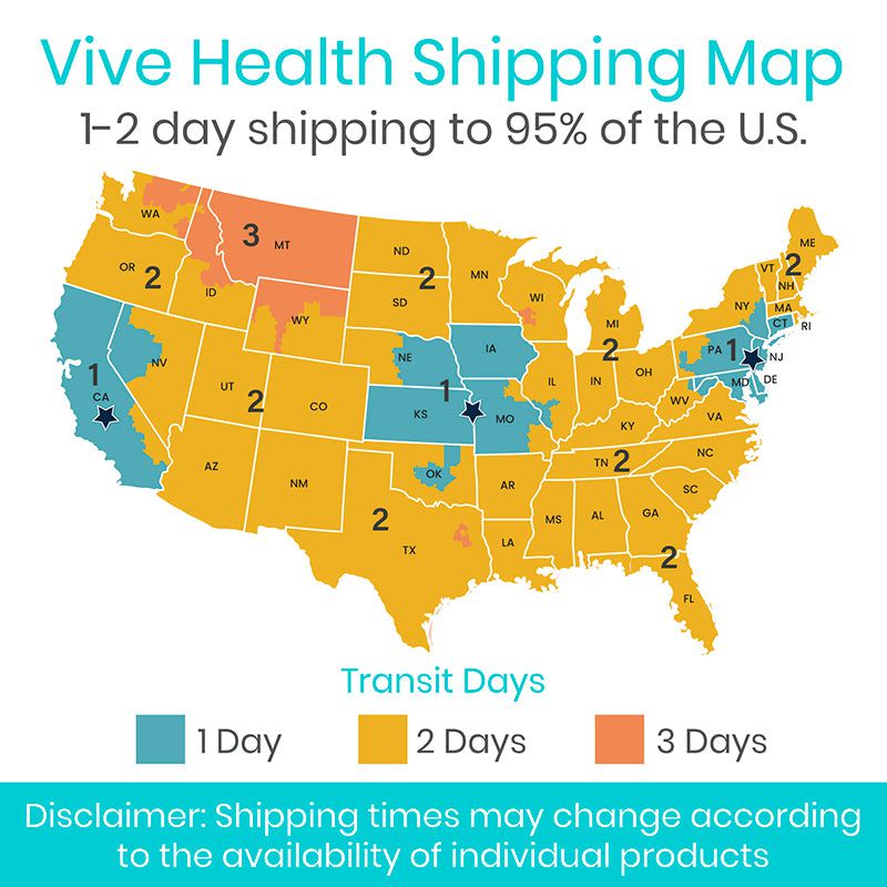 Vive Health LVA1009 Shower Chair Living Aids Vive Health