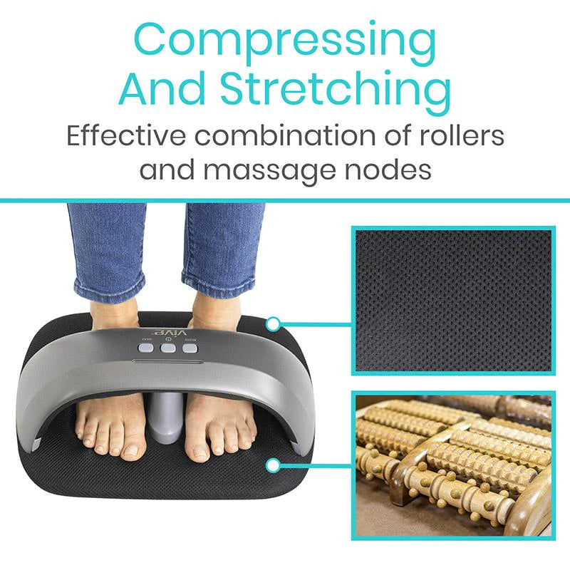 Vive Health RHB1095GRY Foot Massager Exercise Equipment Vive Health