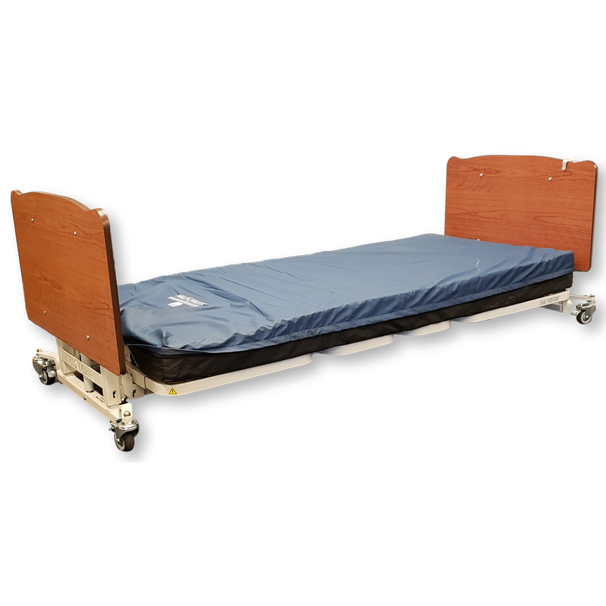 Med-Mizer AllCare COMFORTWIDE Low Hospital Bed and Bariatric Bed Med-Mizer