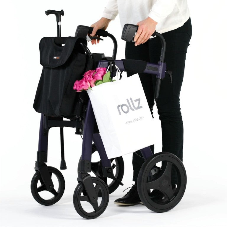 Rollz 2030RM0049 Motion 3 in 1 Wheelchair Package, Cane and Bag Holders Rollator Accessory Rollz