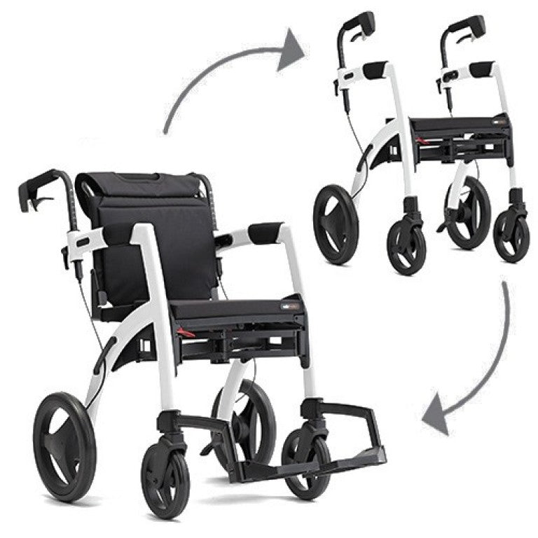 Rollz Motion 2.1 Rollator Accessory Rollz Pebble White Regular