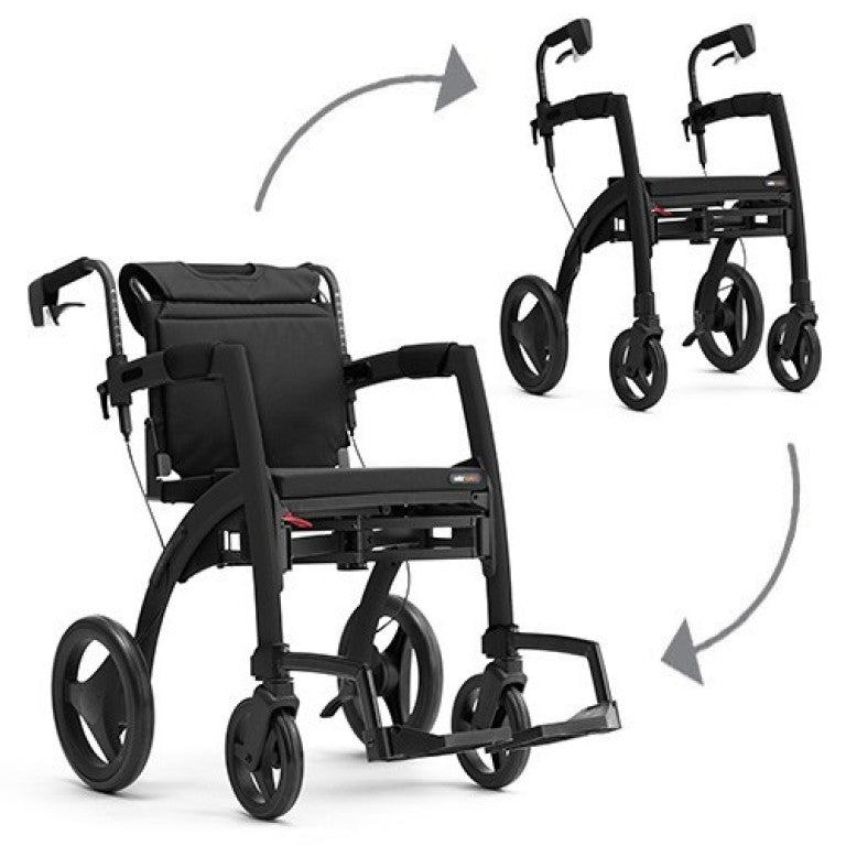 Rollz Motion 2.1 Rollator Accessory Rollz Matt Black Regular