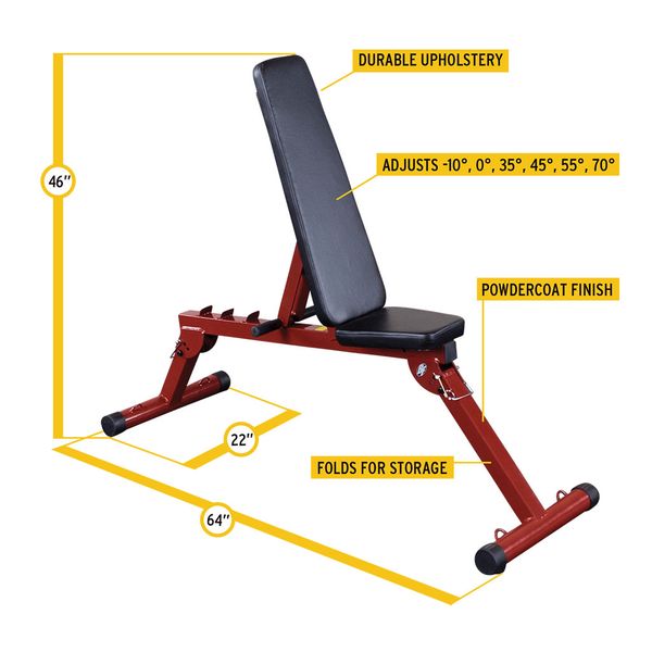 Body-Solid BEST FITNESS FID BENCH BFFID10 Strength Body-Solid