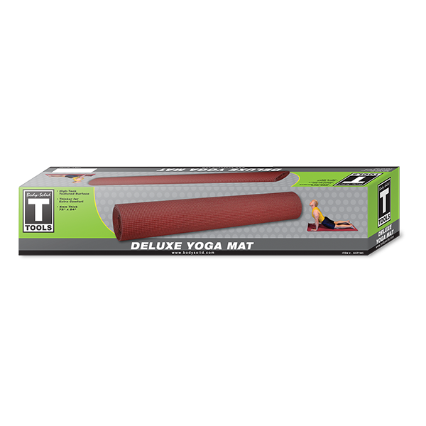 Body-Solid 5MM RED BODY-SOLID TOOLS YOGA MAT Strength Body-Solid