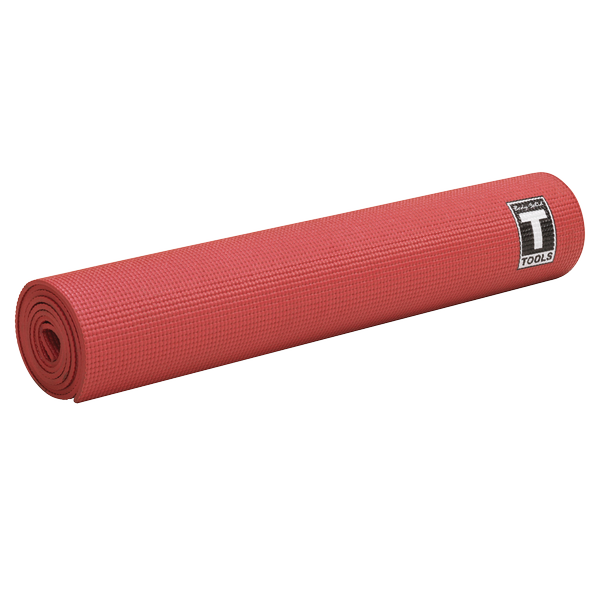 Body-Solid 5MM RED BODY-SOLID TOOLS YOGA MAT Strength Body-Solid