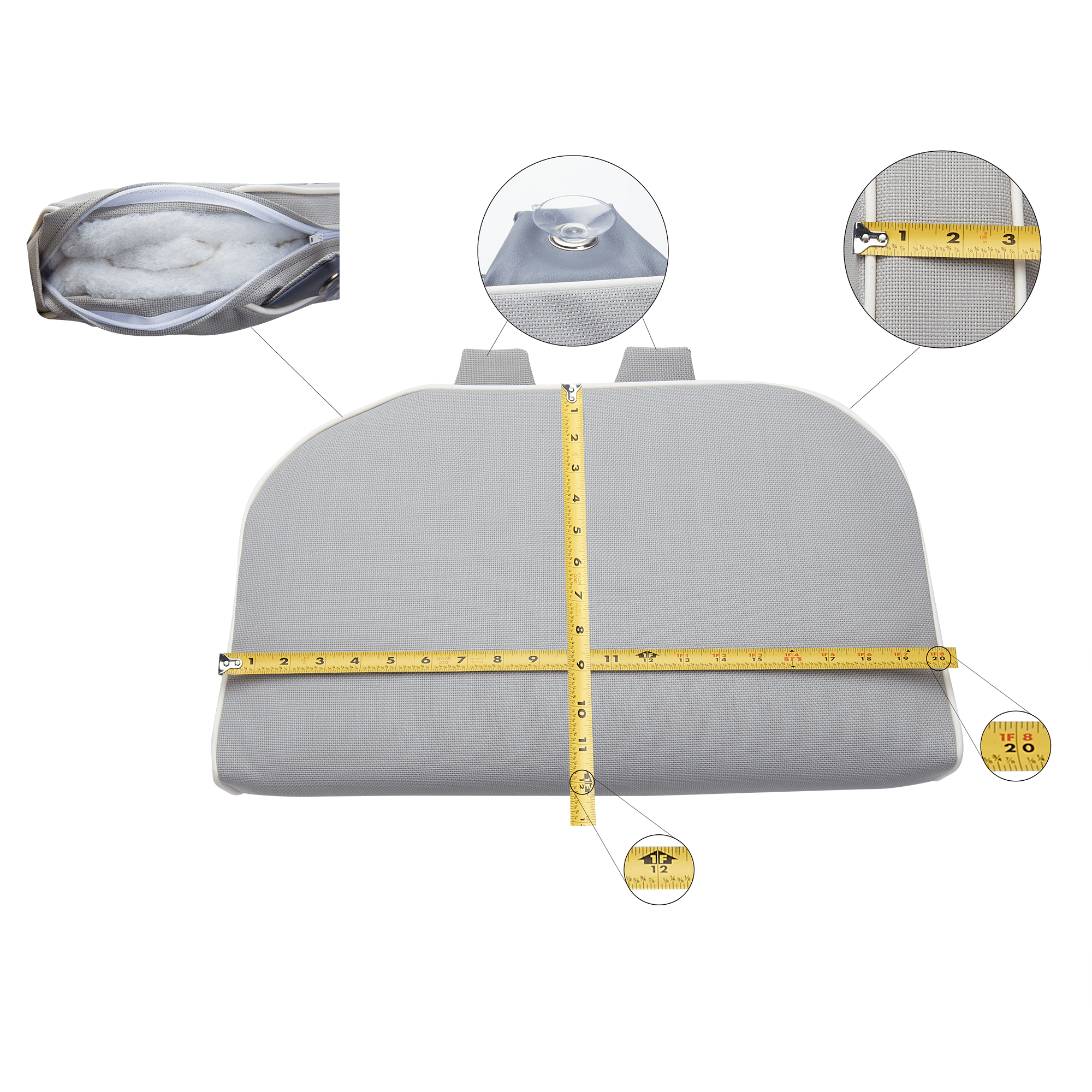 Ella's Bubbles Standard Shape: Seat Pillow and Riser for Walk In Tubs Bath Tub Ella's Bubbles