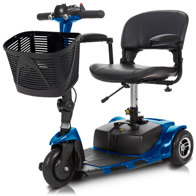 Vive Health 3 Wheel Mobility Scooter Mobility Scooters Vive Health Blue