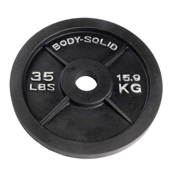 Body Solid OPB - Cast Iron Olympic Plate Sets Olympic Plates Body-Solid