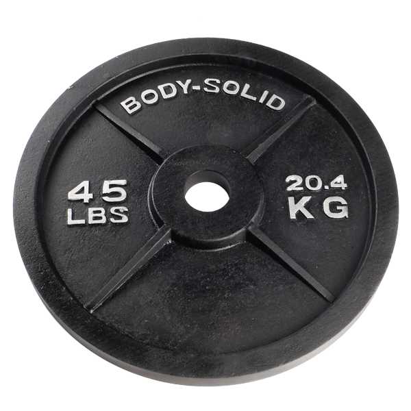 Body Solid OPB - Cast Iron Olympic Plate Sets Olympic Plates Body-Solid