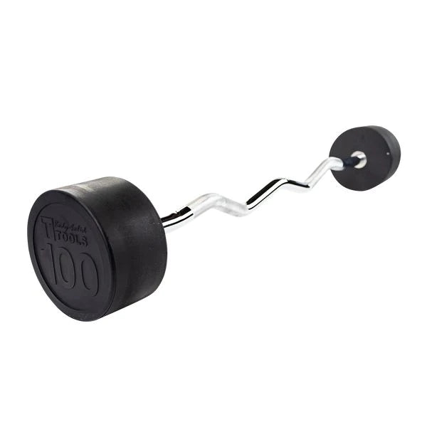 Body-Solid Tools Fixed Weight Ez-Curl Barbells (20-110 lbs.) Strength Body-Solid 100LB