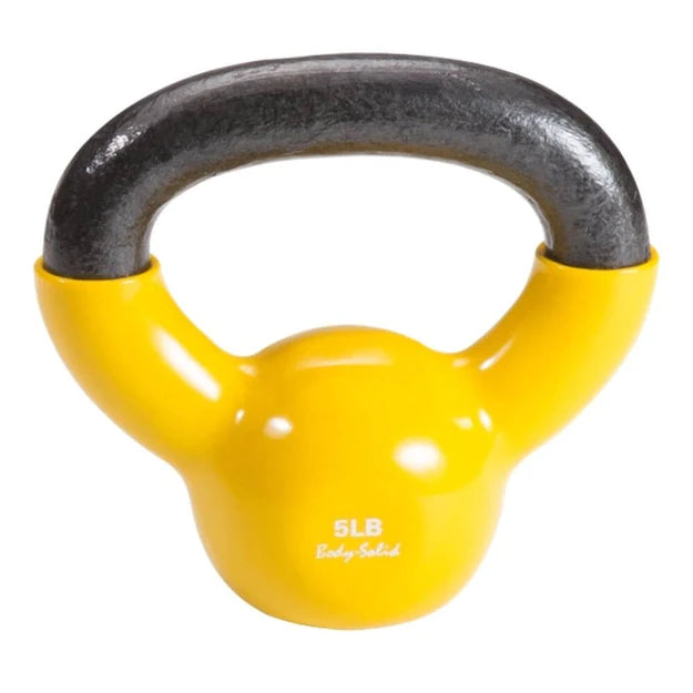 Body-Solid Vinyl Coated Kettlebells Strength Body-Solid 5 lb.