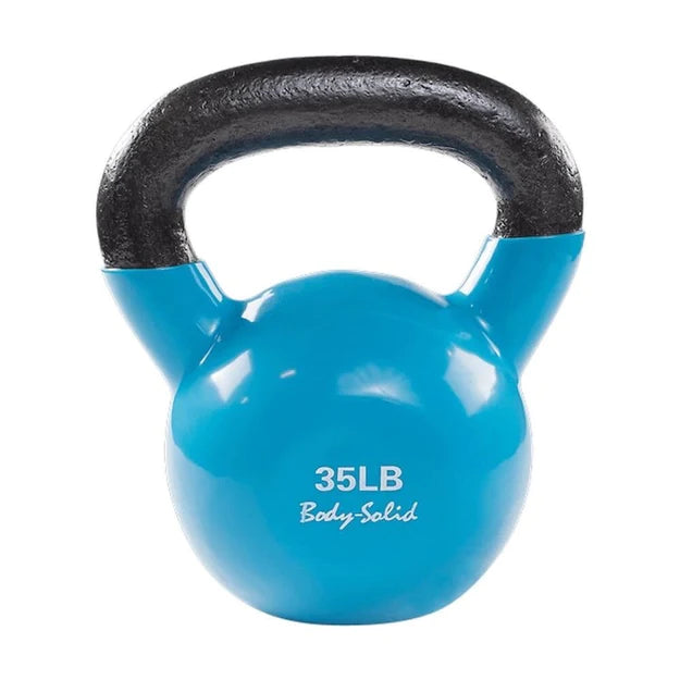 Body-Solid Vinyl Coated Kettlebells Strength Body-Solid 35 lb.