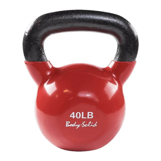 Body-Solid Vinyl Coated Kettlebells Strength Body-Solid 40 lb.
