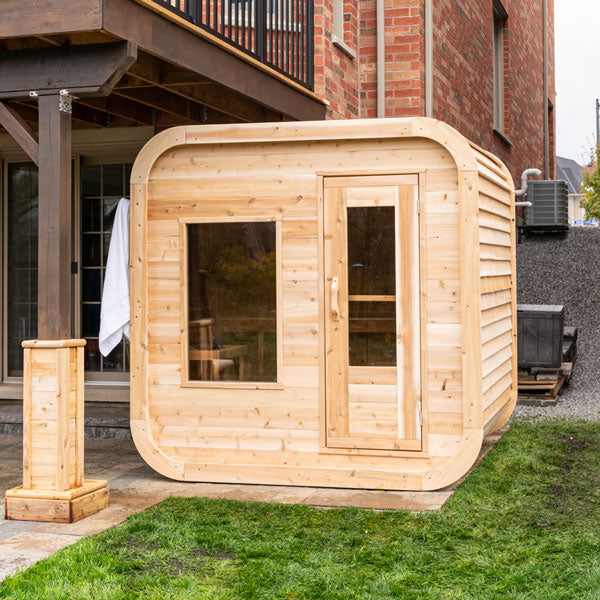 Dundalk CT Luna Outdoor 2-4 person Sauna Outdoor Sauna Dundalk LeisureCraft