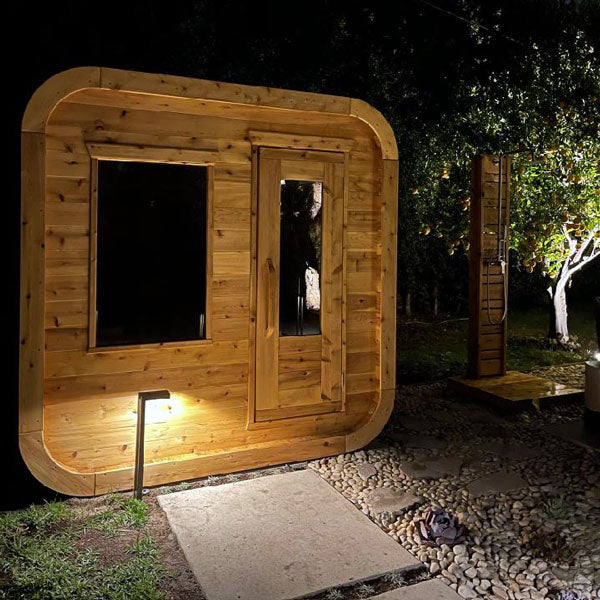 Dundalk CT Luna Outdoor 2-4 person Sauna Outdoor Sauna Dundalk LeisureCraft