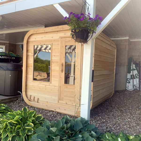Dundalk CT Luna Outdoor 2-4 person Sauna Outdoor Sauna Dundalk LeisureCraft