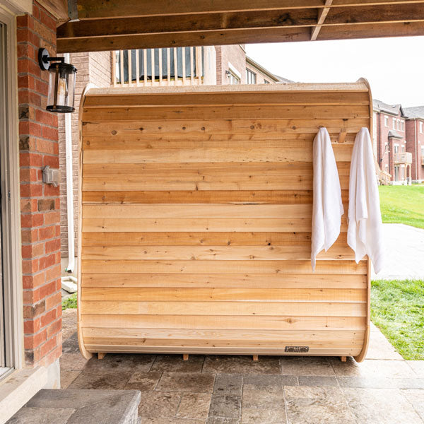 Dundalk CT Luna Outdoor 2-4 person Sauna Outdoor Sauna Dundalk LeisureCraft
