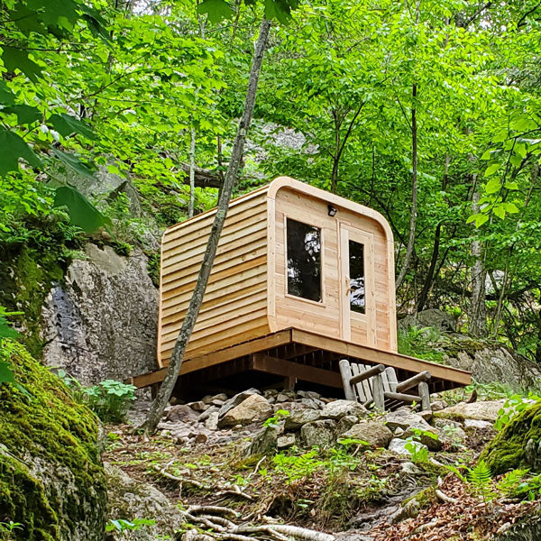 Dundalk CT Luna Outdoor 2-4 person Sauna Outdoor Sauna Dundalk LeisureCraft