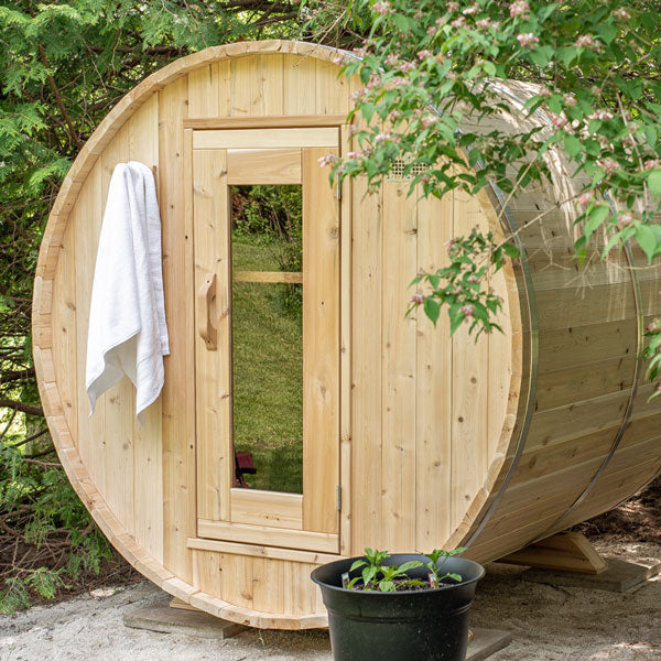 Dundalk CT Harmony Barrel Outdoor 2-4 person Sauna Outdoor Sauna Dundalk LeisureCraft