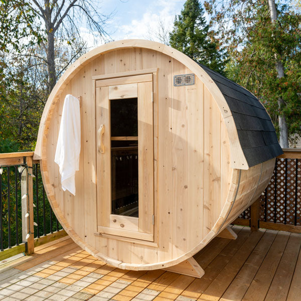 Dundalk CT Harmony Barrel Outdoor 2-4 person Sauna Outdoor Sauna Dundalk LeisureCraft