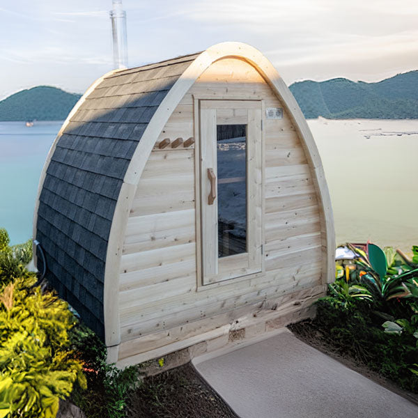 Dundalk CT MiniPOD Outdoor 2-4 person Sauna Outdoor Sauna Dundalk LeisureCraft