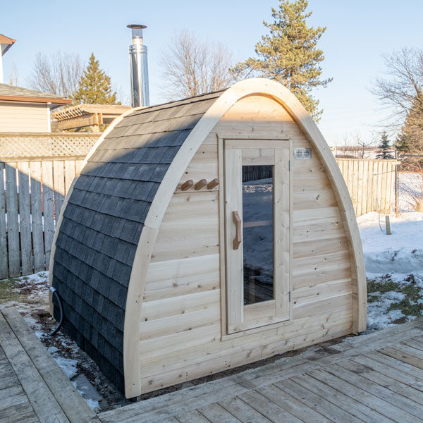 Dundalk CT MiniPOD Outdoor 2-4 person Sauna Outdoor Sauna Dundalk LeisureCraft