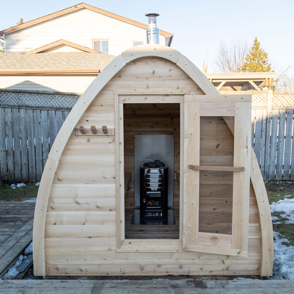 Dundalk CT MiniPOD Outdoor 2-4 person Sauna Outdoor Sauna Dundalk LeisureCraft