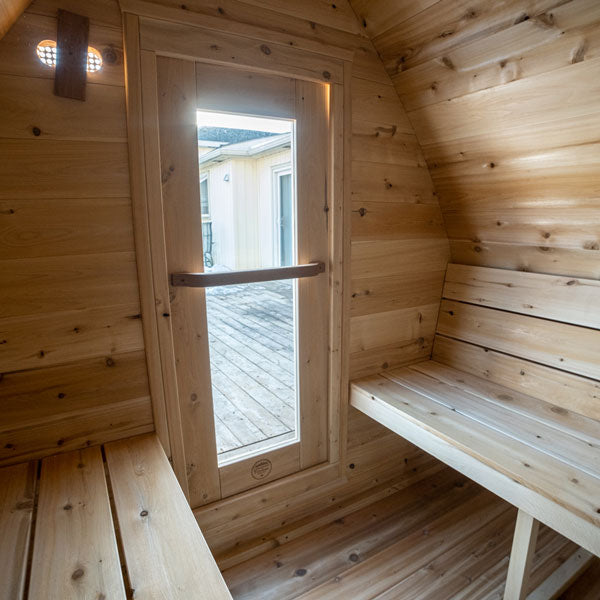 Dundalk CT MiniPOD Outdoor 2-4 person Sauna Outdoor Sauna Dundalk LeisureCraft
